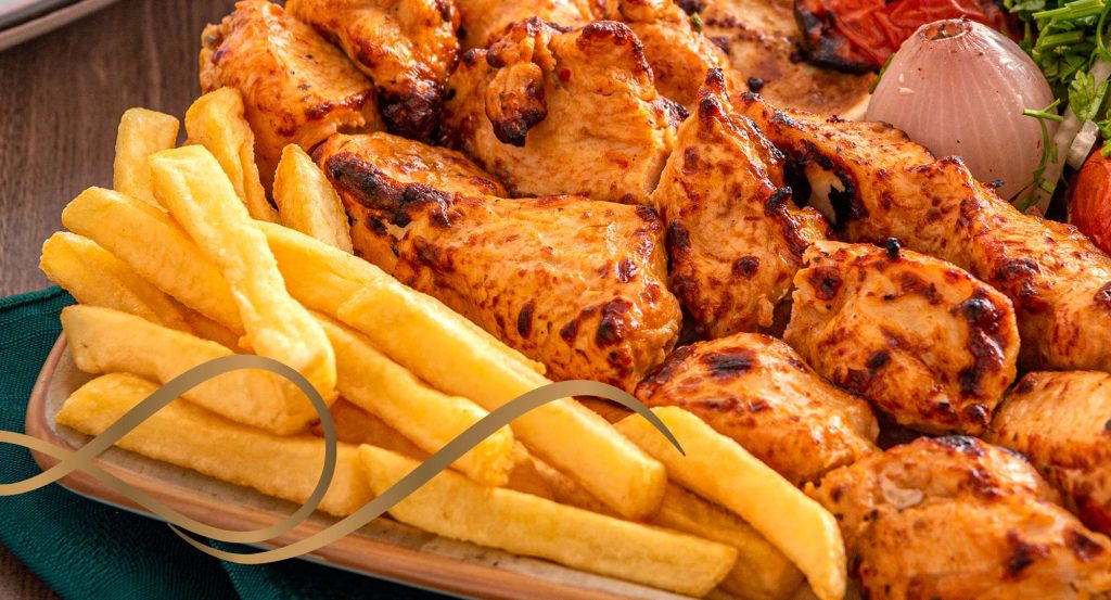 أطباق دجاج التيكا المميزة في المشاوي الحلبية